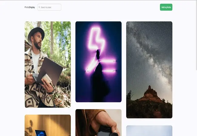 PhotoDisplay Hugo's project